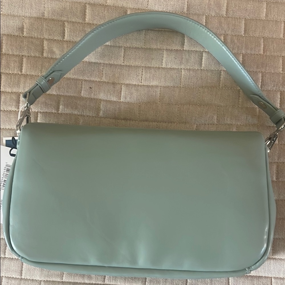 Steve Madden Green Quilted Shoulder Bag - Picture 2 of 11